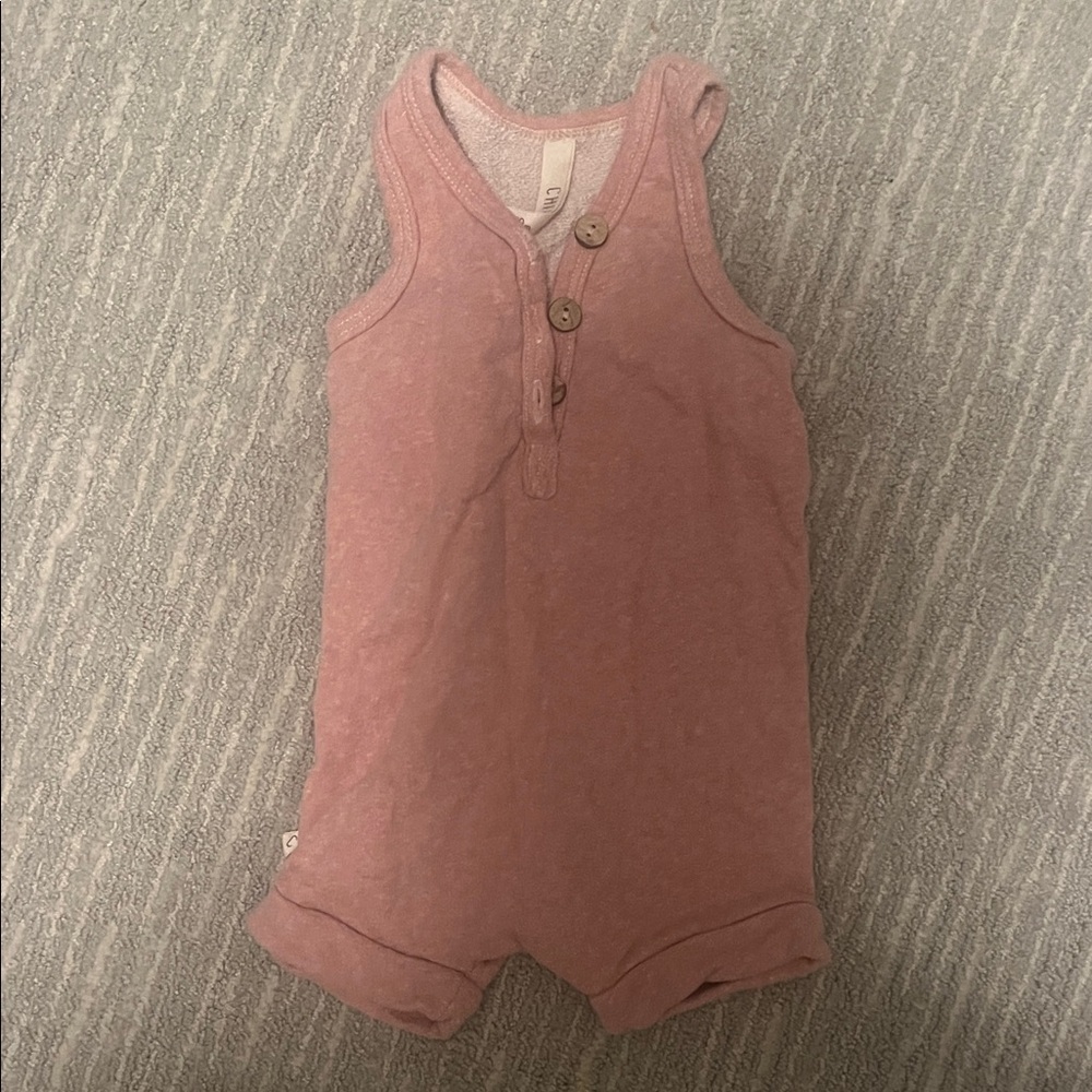 Childhoods Baby Girl Pink Sleeveless Romper 12-18M Spring Summer Outfit